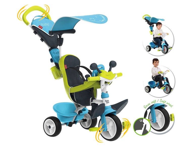 Aller en mode plein écran SMOBY Tricycle Baby Driver Comfort, 4-en-1 - Photo 3