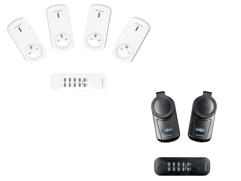 Aller en mode plein écran SILVERCREST® Prises avec télécommande, 3 ou 5 pièces - Photo 1
