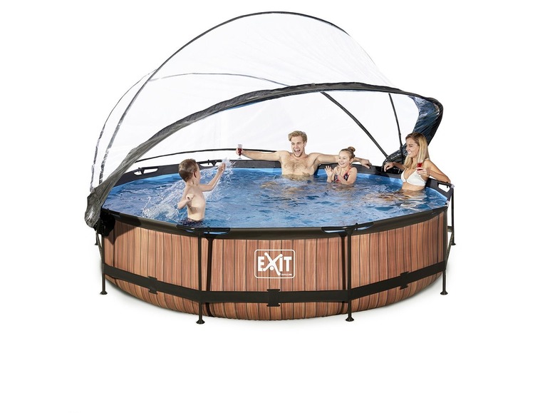 Aller en mode plein écran EXIT Piscine, ø 360 cm, toit ouvrant - Photo 11