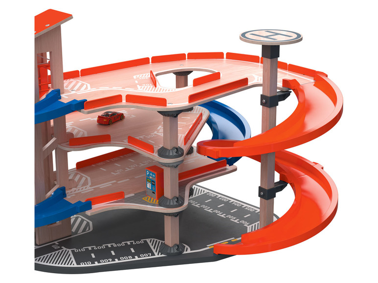 Ga naar volledige schermweergave: Playtive Houten parkeergarage - afbeelding 3