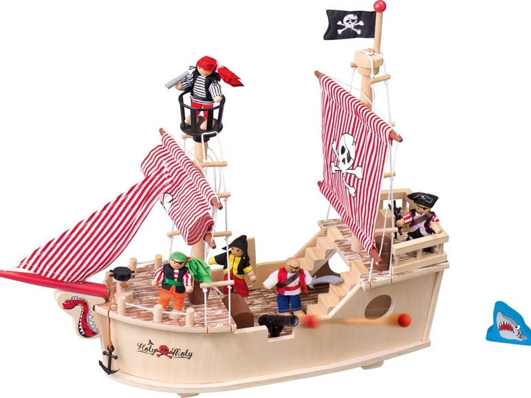 Aller en mode plein écran Playtive JUNIOR Château, ferme ou bateau de pirate en bois - Photo 19