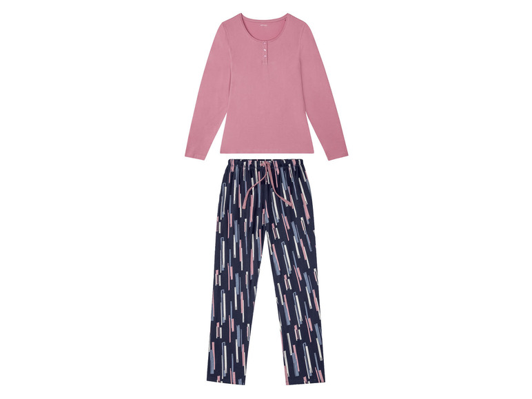 Ga naar volledige schermweergave: ESMARA® Katoenen pyjama met lange mouwen en lange broek - afbeelding 2
