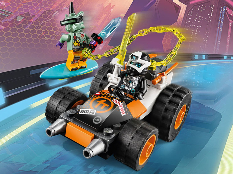Ga naar volledige schermweergave: LEGO® NINJAGO Cole's speederwagen (71706) - afbeelding 4