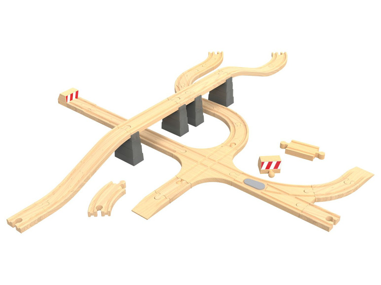 Ga naar volledige schermweergave: PLAYTIVE® Uitbreidingsset voor houten spoorweg - afbeelding 14