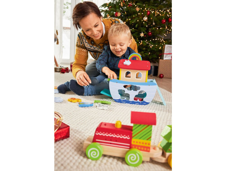 Playtive Set de train en bois Lidl.be