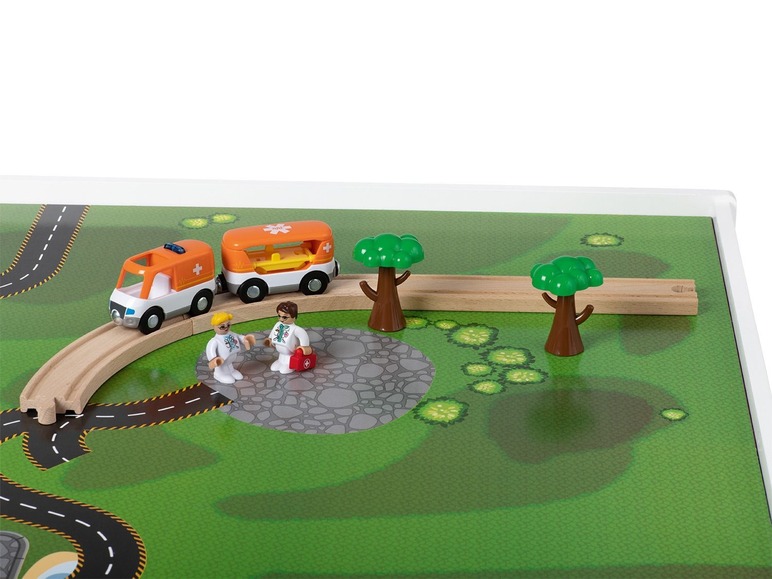 Ga naar volledige schermweergave: Playtive JUNIOR Houten speeltafel met treinset - afbeelding 15
