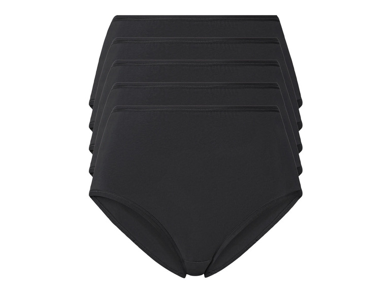 Aller en mode plein écran esmara® Set de 5 culottes à taille haute en un mélange de coton - Photo 7