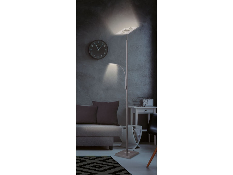 Ga naar volledige schermweergave: LIVARNO home Ledstaanlamp met leeslampje - afbeelding 9