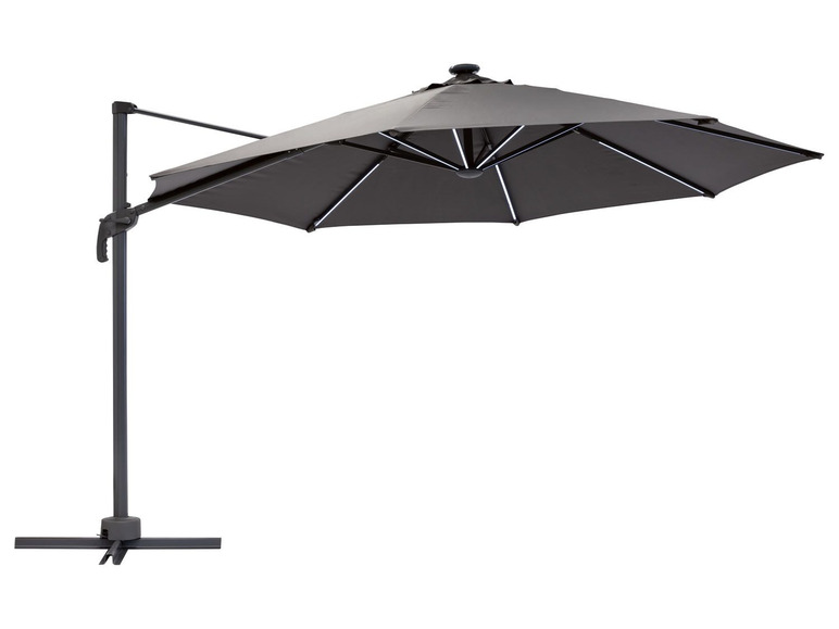 Ga naar volledige schermweergave: florabest Zwevende parasol met ledverlichting, Ø 300 cm - afbeelding 2