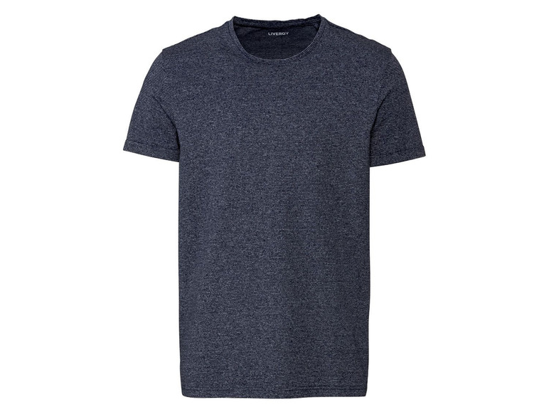 Ga naar volledige schermweergave: LIVERGY® T-shirt voor heren, katoen, polyester en viscose - afbeelding 10