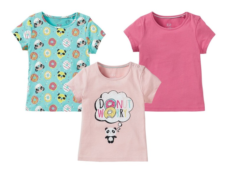 Ga naar volledige schermweergave: lupilu® Set van 3 T-shirts voor meisjes - afbeelding 25