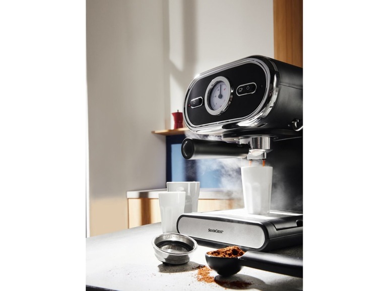 Ga naar volledige schermweergave: SILVERCREST® Espressomachine, 1100 W, waterreservoir van 1 L - afbeelding 12