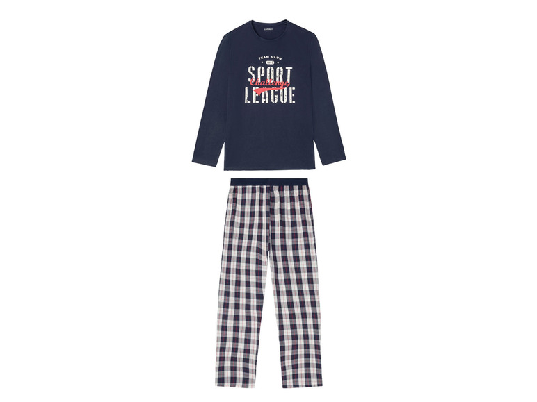 Ga naar volledige schermweergave: LIVERGY® Comfortabele pyjama van een katoenmix - afbeelding 2
