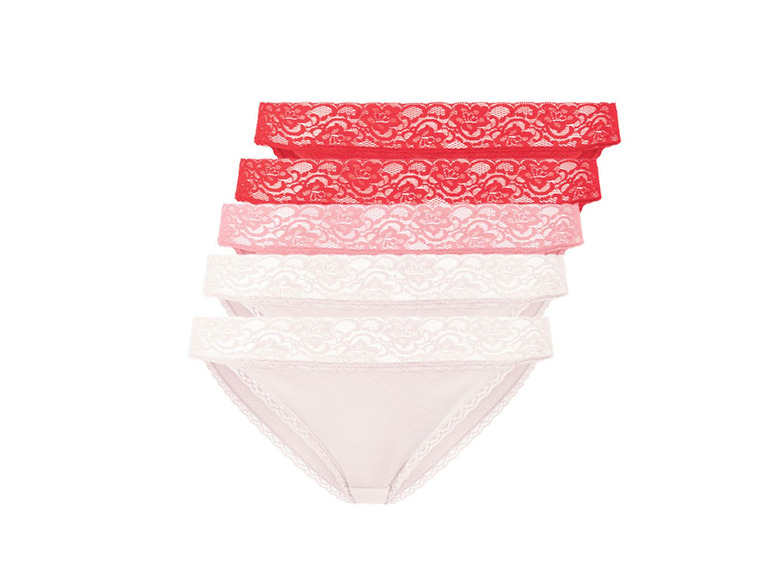 Aller en mode plein écran ESMARA® Lingerie Minislips pour femmes, set de 5, dentelle - Photo 9