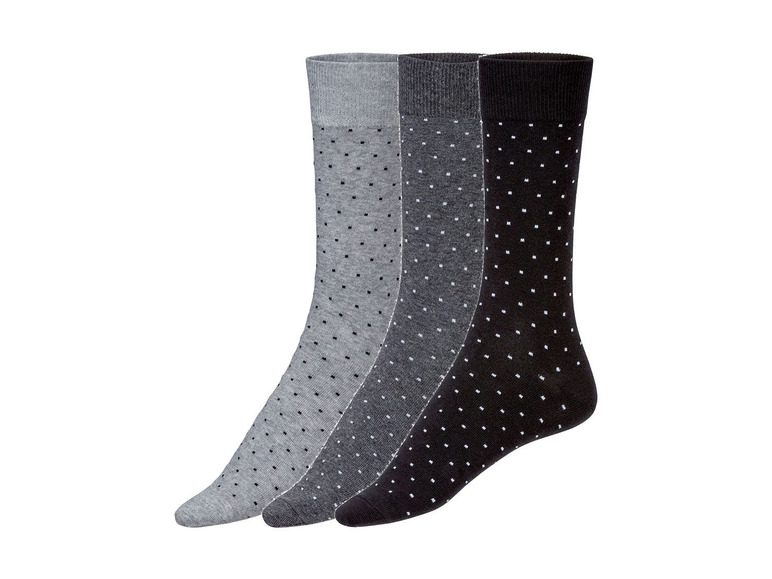 Ga naar volledige schermweergave: LIVERGY® Sokken voor heren, 3 paar, katoen, polyamide en elastaan - afbeelding 7