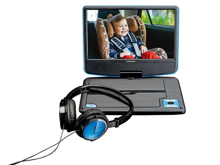 Aller en mode plein écran Lenco Lecteur DVD portable, casque inclus - Photo 3