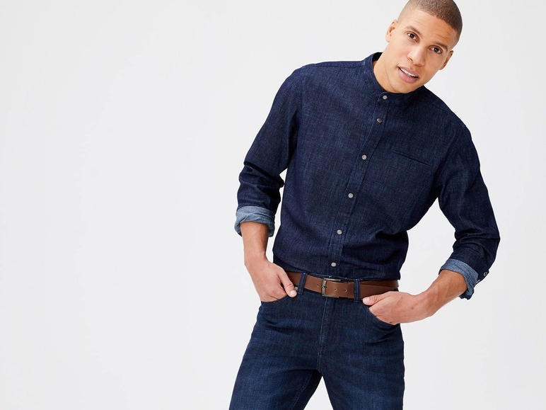 Aller en mode plein écran LIVERGY® Chemise en jean pour hommes - Photo 11