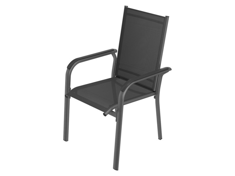 Aller en mode plein écran florabest Chaise empilable en aluminium - Photo 2