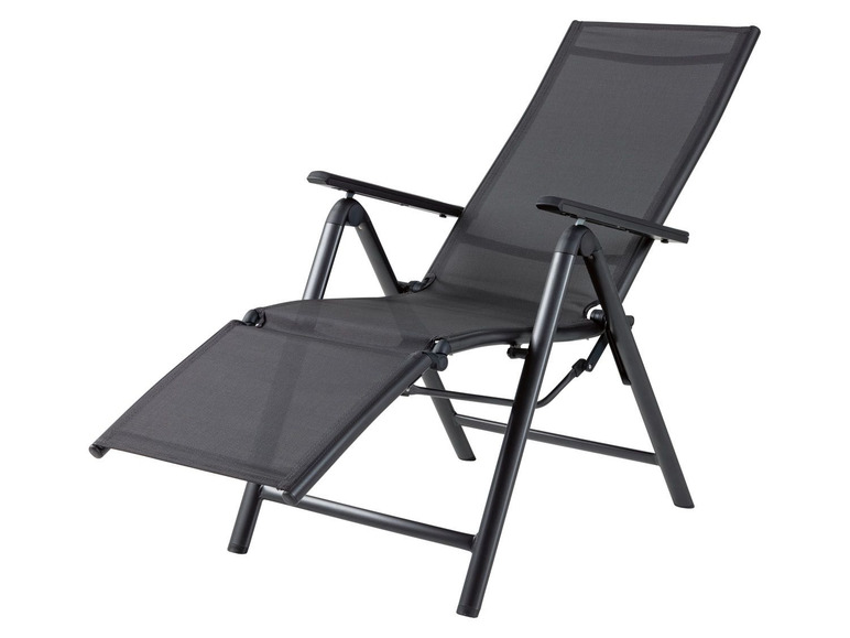 Aller en mode plein écran florabest Chaise relax en aluminium, pliable - Photo 2