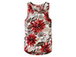 motif des fleurs/blanc