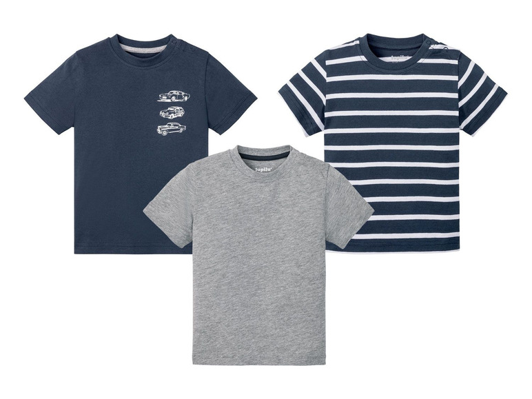 Aller en mode plein écran lupilu® Set de 3 T-shirts enfants en mélange de coton bio - Photo 11