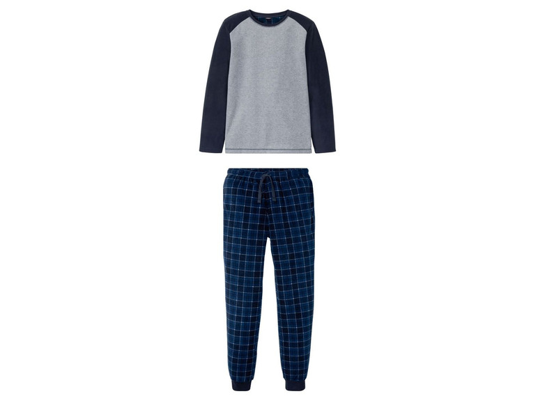 Ga naar volledige schermweergave: LIVERGY® Fleece pyjama voor heren, S - XL - afbeelding 10