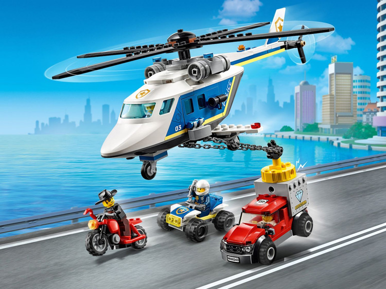 Ga naar volledige schermweergave: LEGO® City Politiehelikopter (60243) - afbeelding 4
