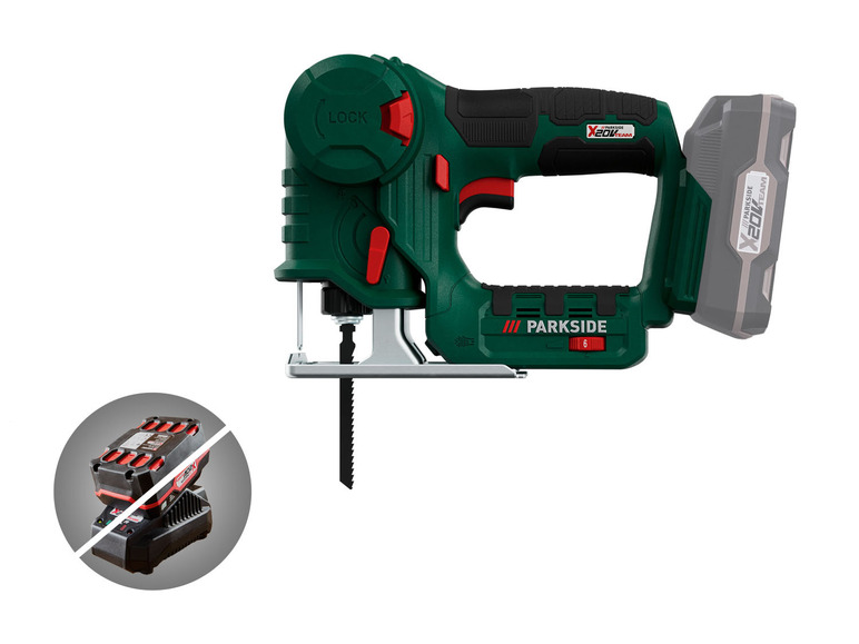 Ga naar volledige schermweergave: PARKSIDE® Accudecoupeer- en accureciprozaag »PSSSA 20-Li B2«, 20 V - afbeelding 1