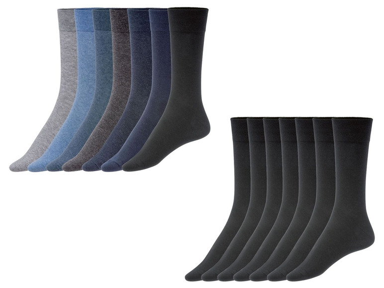 Ga naar volledige schermweergave: LIVERGY® Set van 7 paar sokken van een katoenmix - afbeelding 1