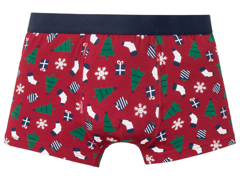 Aller en mode plein écran LIVERGY® Boxer de Noël pour hommes, set de 2, coton et élasthanne - Photo 8