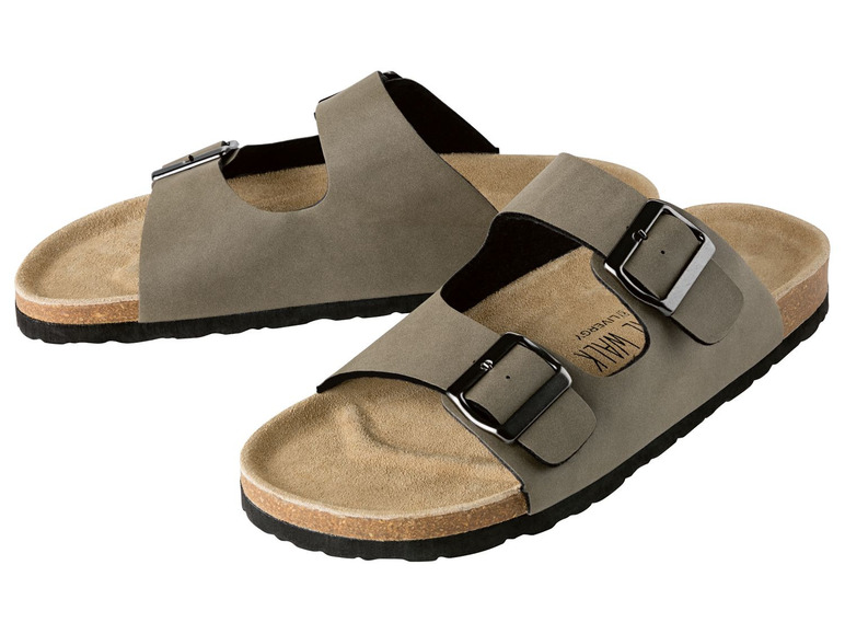 Aller en mode plein écran LIVERGY® Mules pour hommes, semelle souple, PU, cuir, textile, EVA - Photo 2