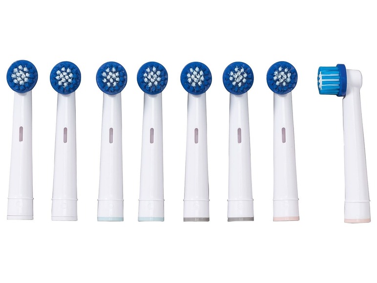 Aller en mode plein écran nevadent Set de 8 brossettes pour brosse à dents électrique - Photo 1