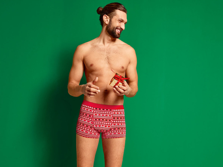 Ga naar volledige schermweergave: LIVERGY® Set van 2 boxershorts met kerstmotief - afbeelding 5