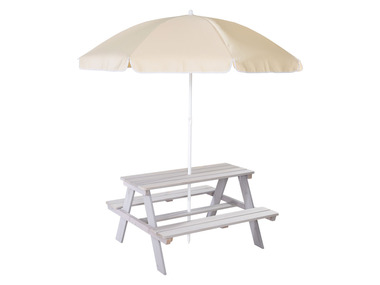 roba Table de pique-nique pour enfants, avec parasol