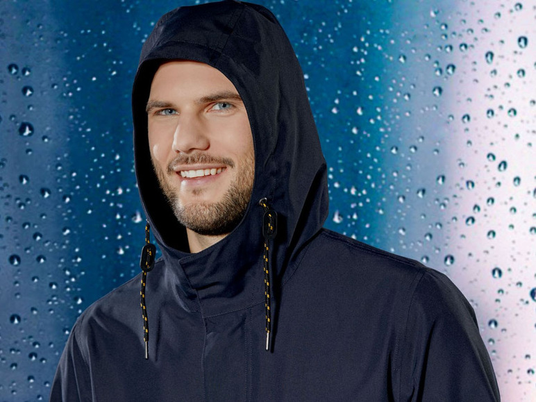 Aller en mode plein écran LIVERGY® Manteau de pluie pour hommes, polyester - Photo 4