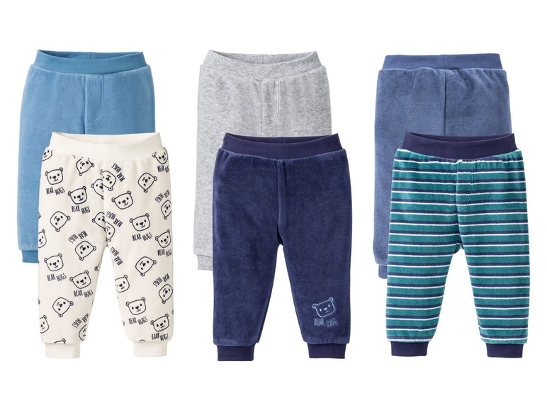 Aller en mode plein écran lupilu® Set de 2 pantalons pour bébé - Photo 1