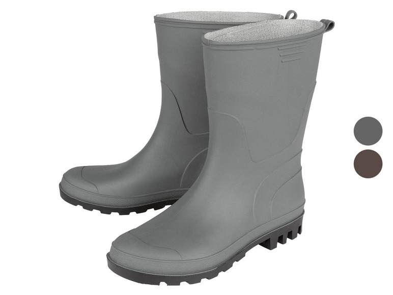 Aller en mode plein écran LIVERGY® Bottes de pluie pour hommes, imperméables et coupe-vent - Photo 1