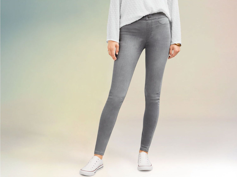 Ga naar volledige schermweergave: esmara® Jegging met hoge taille van een katoenmix - afbeelding 9