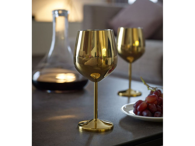 Aller en mode plein écran ECHTWERK Set de verres à vin en acier inoxydable, set de 2 - Photo 5