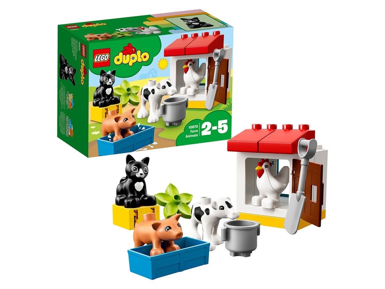 Ga naar volledige schermweergave: LEGO® DUPLO® Boerderijdieren (10870) - afbeelding 6