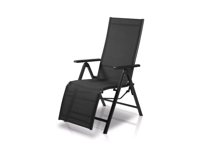 Ga naar volledige schermweergave: FLORABEST® Aluminium relaxstoel, inklapbaar - afbeelding 1