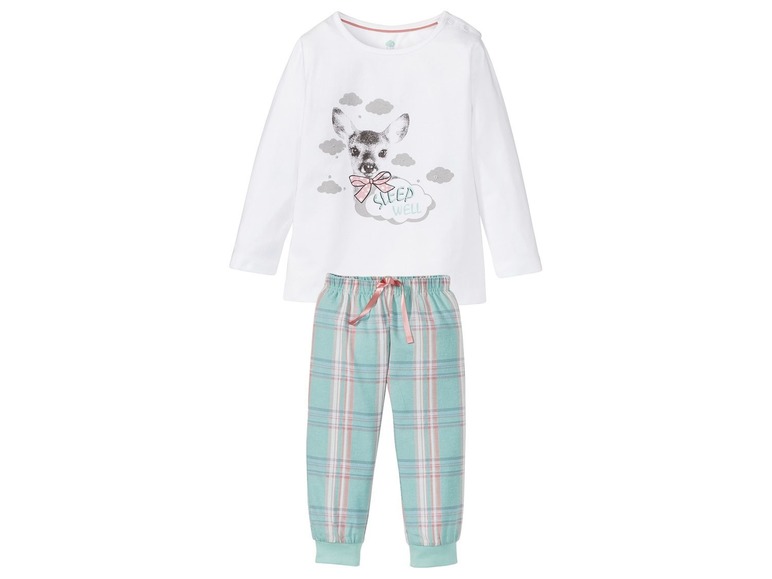 Aller en mode plein écran lupilu® Pyjama 2 pièces avec pantalon en flanelle douce - Photo 8