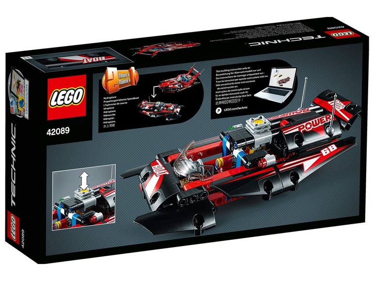 Aller en mode plein écran LEGO® Technic Le bateau de course (42089) - Photo 3