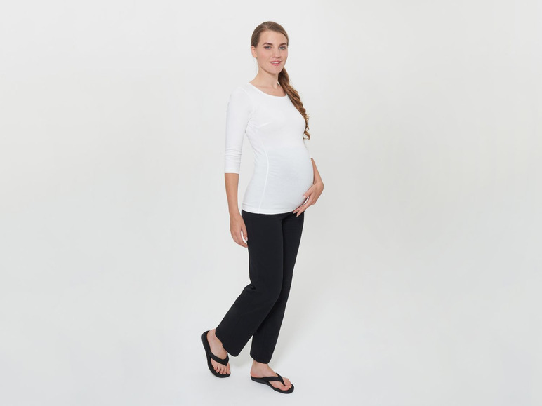 Ga naar volledige schermweergave: esmara® Zwangerschapsshirts met driekwart mouwen - afbeelding 5