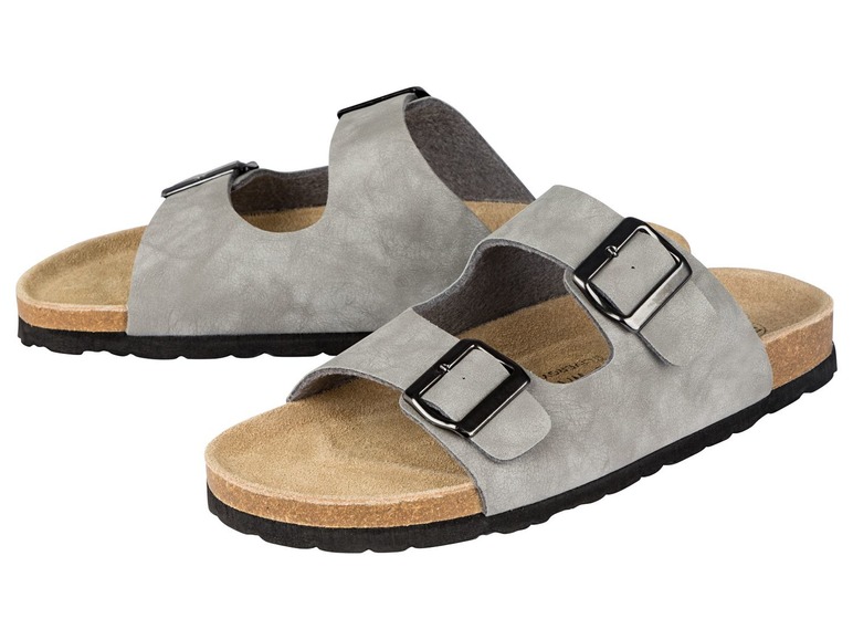 Ga naar volledige schermweergave: LIVERGY® Slippers voor heren, leder - afbeelding 2