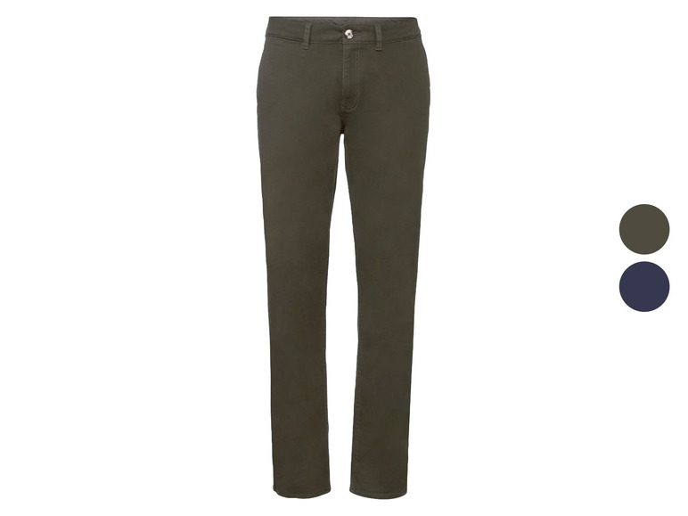 Aller en mode plein écran LIVERGY® Chino straight fit en un mélange de coton bio - Photo 1