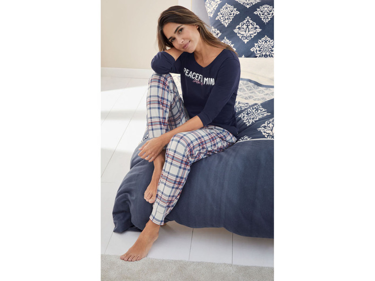 Aller en mode plein écran esmara Pyjama confortable en coton à manches longues - Photo 64