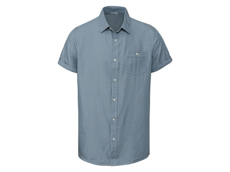 Aller en mode plein écran LIVERGY® Chemise pour hommes, manches courtes, pur lyocell - Photo 5