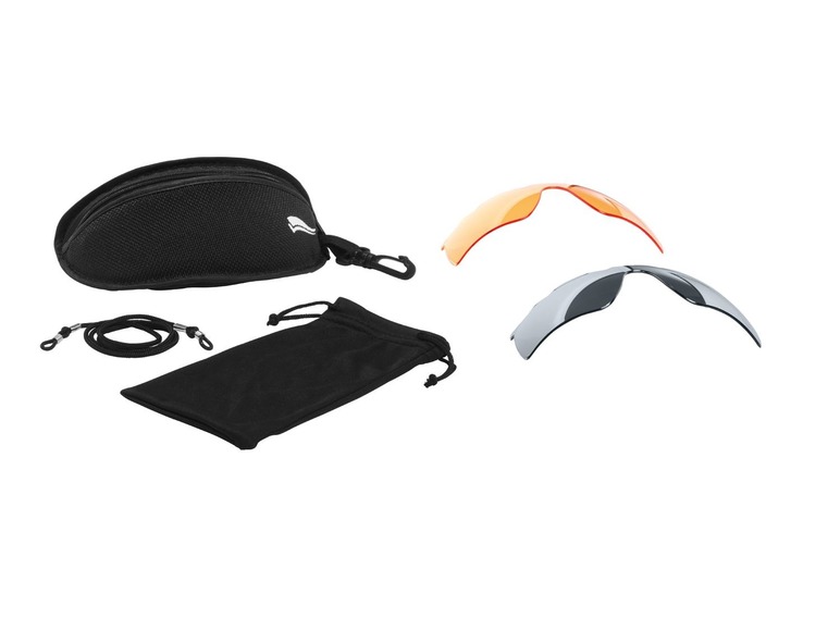 Aller en mode plein écran CRIVIT Lunettes de sport, avec 3 paires de verres, protection UV 100 %, incl. etui - Photo 8