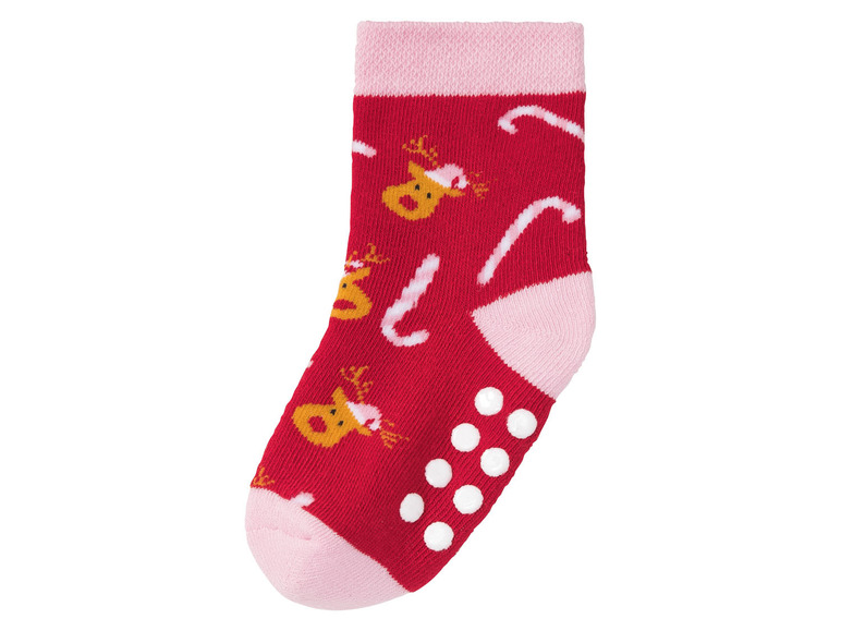 Aller en mode plein écran lupilu® Set de 2 paires de chaussettes de Noël en un mélange de coton - Photo 12